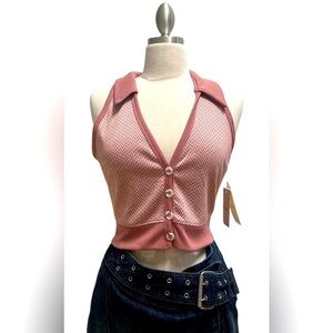 Rose 🌹 Chevron Knit Women's Top